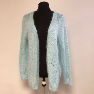 Vero Moda mint green open cardigan